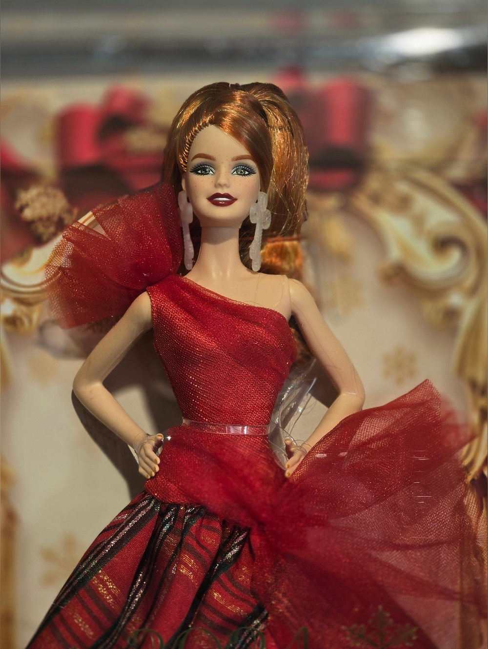 Barbie 2024 Holiday Doll Collection (Redhead) - Picture 2 of 4